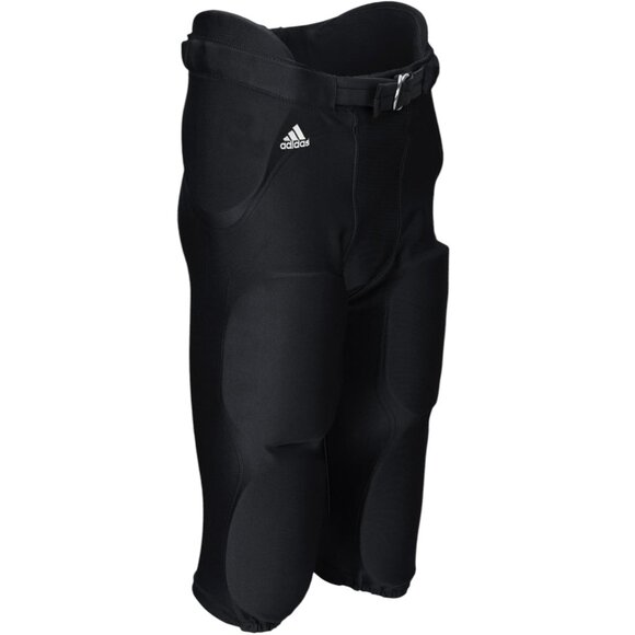 NEW Adidas Padded Football Pants Men's Size S Black 7 Pad Integrated - Picture 2 of 8